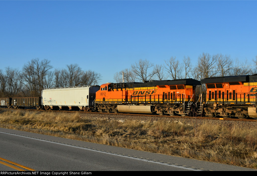 BNSF 8012 Roster shot.